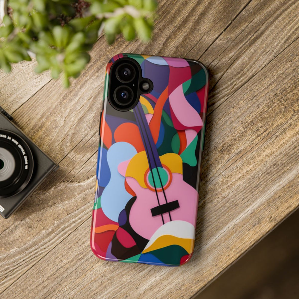 Kleurrijke Abstracte Gitaar