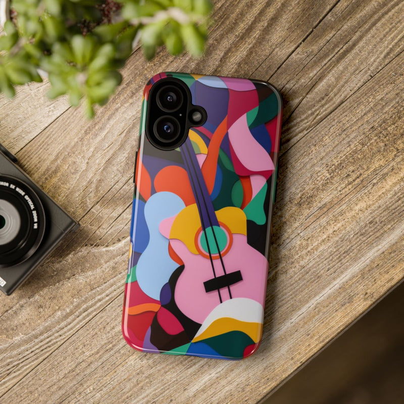 Kleurrijke Abstracte Gitaar