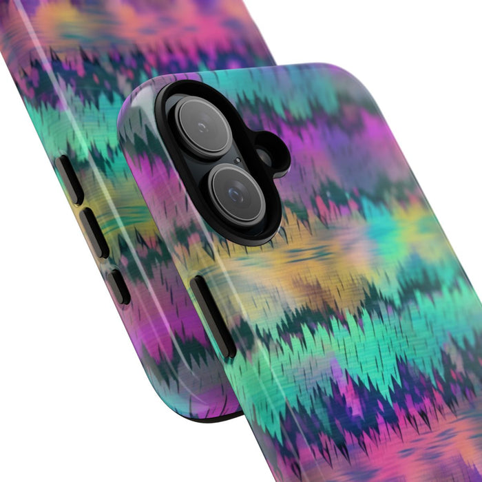 Kleurrijk Glitch Patroon Abstract Design