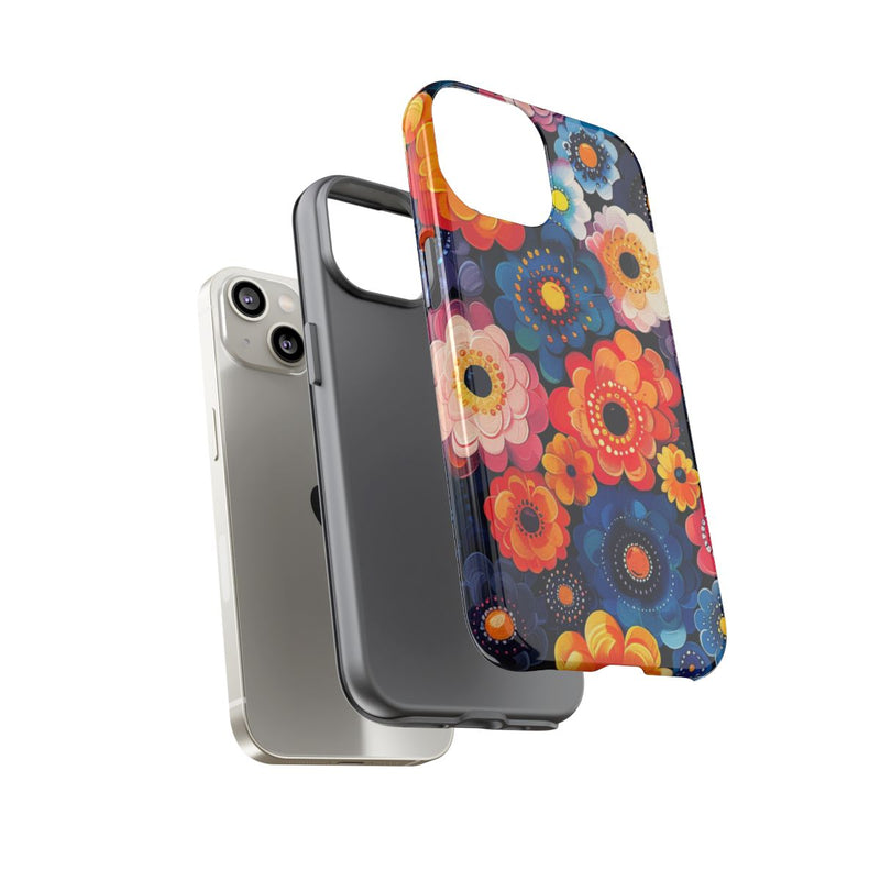 Levendig Abstract Bloemenpatroon