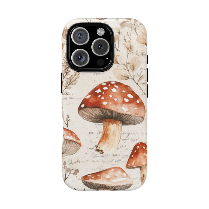 Aquarel Rode Paddenstoelen en Botanische Illustraties
