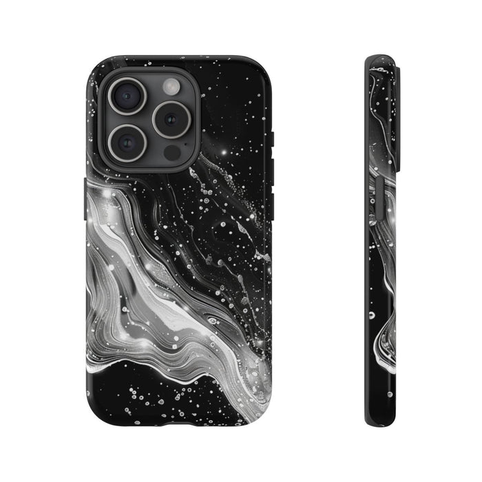 Zwart-Wit Abstracte Galaxie