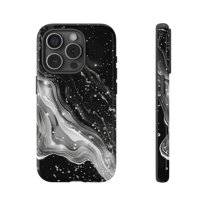 Zwart-Wit Abstracte Galaxie