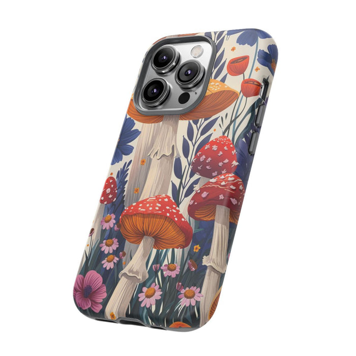 Vrolijke Paddenstoelen en Bloemen