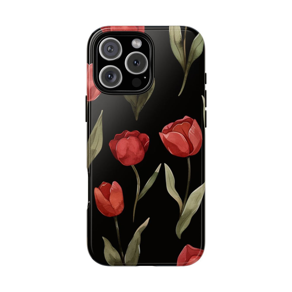 Rode Tulp Bloemenpatroon