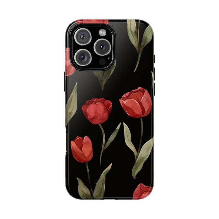 Rode Tulp Bloemenpatroon