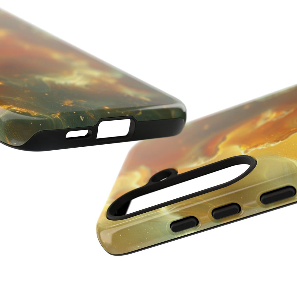 Gouden Nebula Abstract Design
