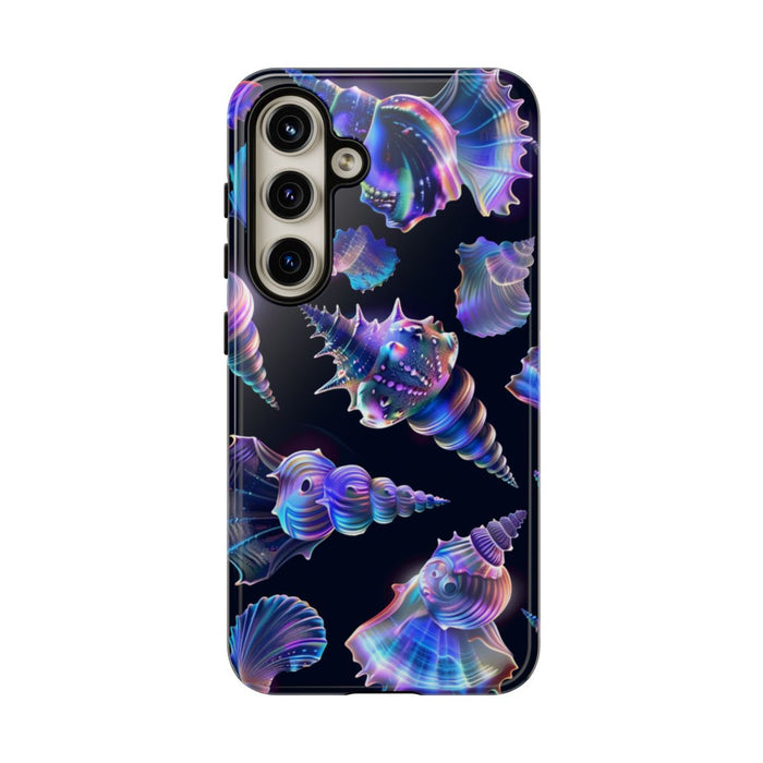 Neon Pastel Schelpenpatroon