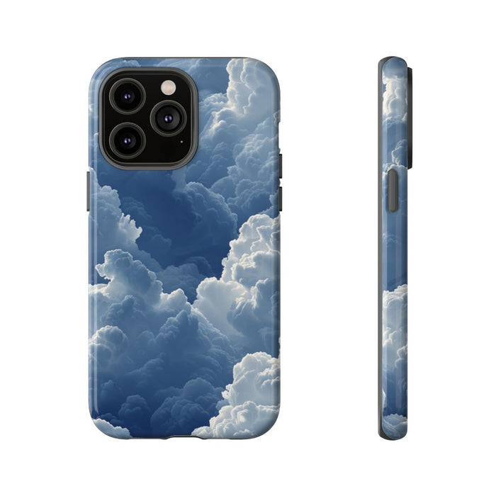 3D Blauw Wolkenpatroon