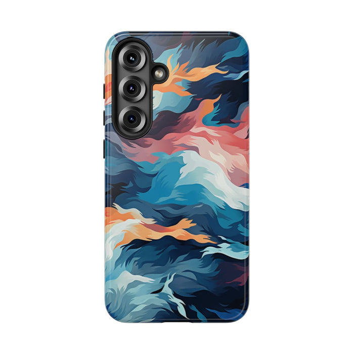 Abstracte Veelkleurige Vloeibare Golven