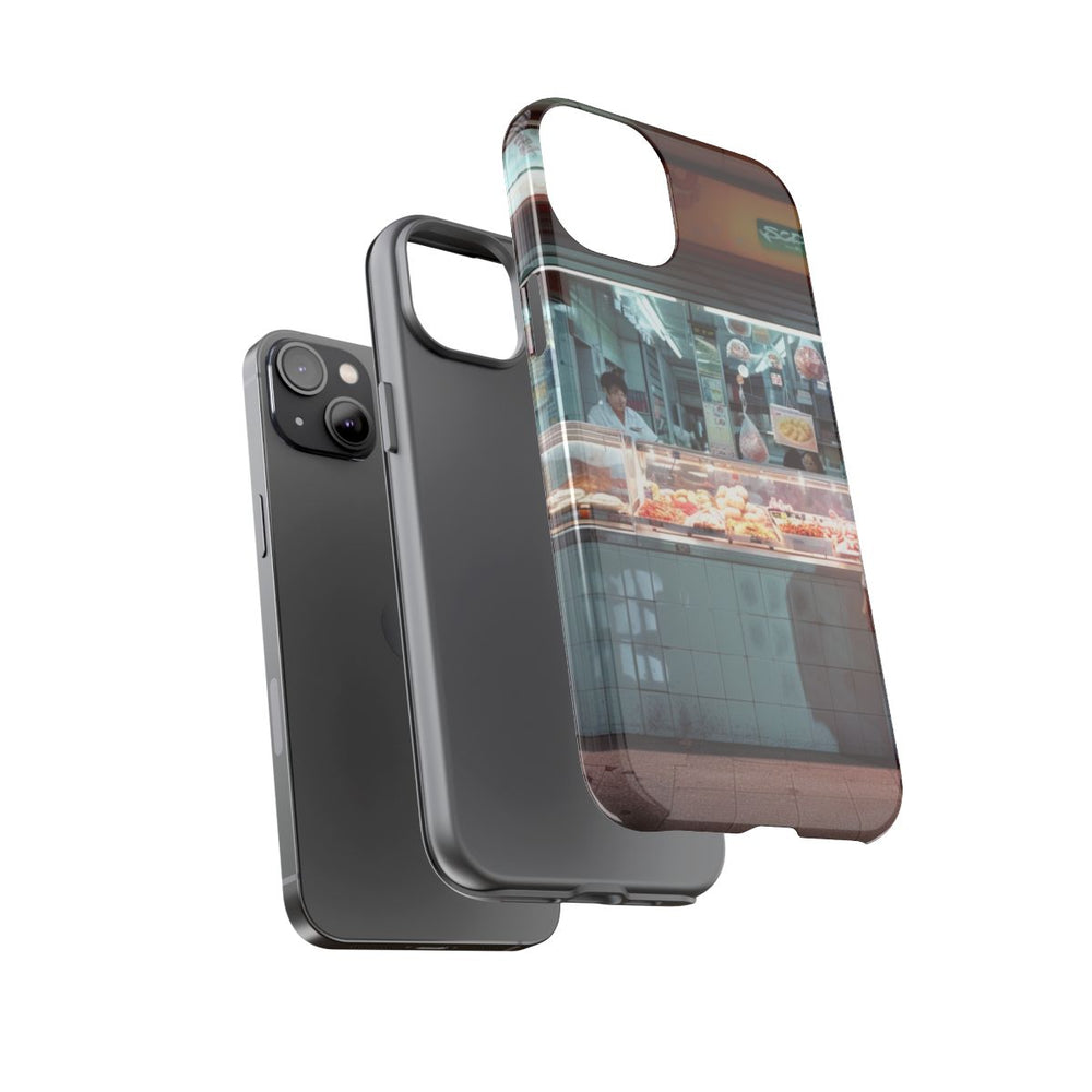 Straatvoedselkraam Tafereel