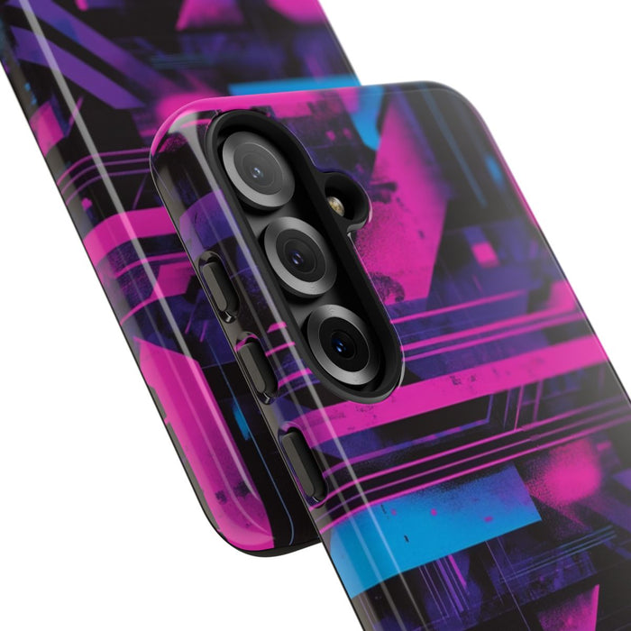 Neon Geometrisch Abstract Patroon