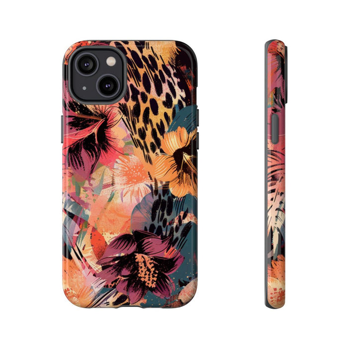 Abstracte Bloemen- en Dierenprint