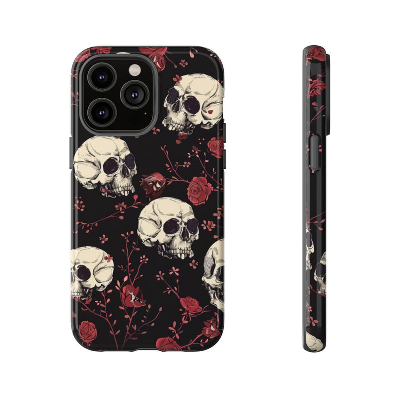 Schedels en Rode Rozenpatroon