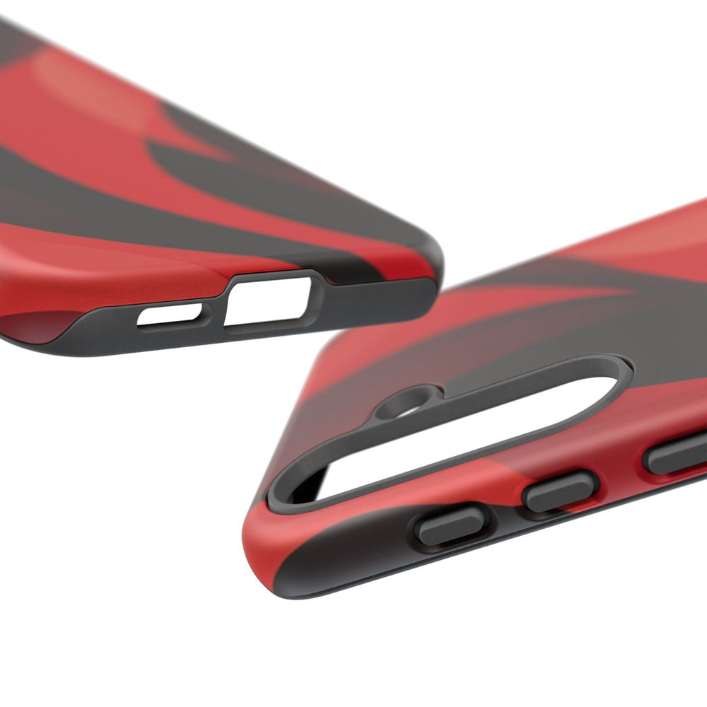 Modern Rood Golfpatroon