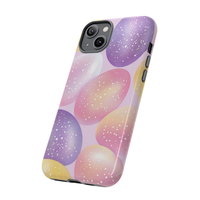 Pastelkleurige Glitter Paaseieren Patroon