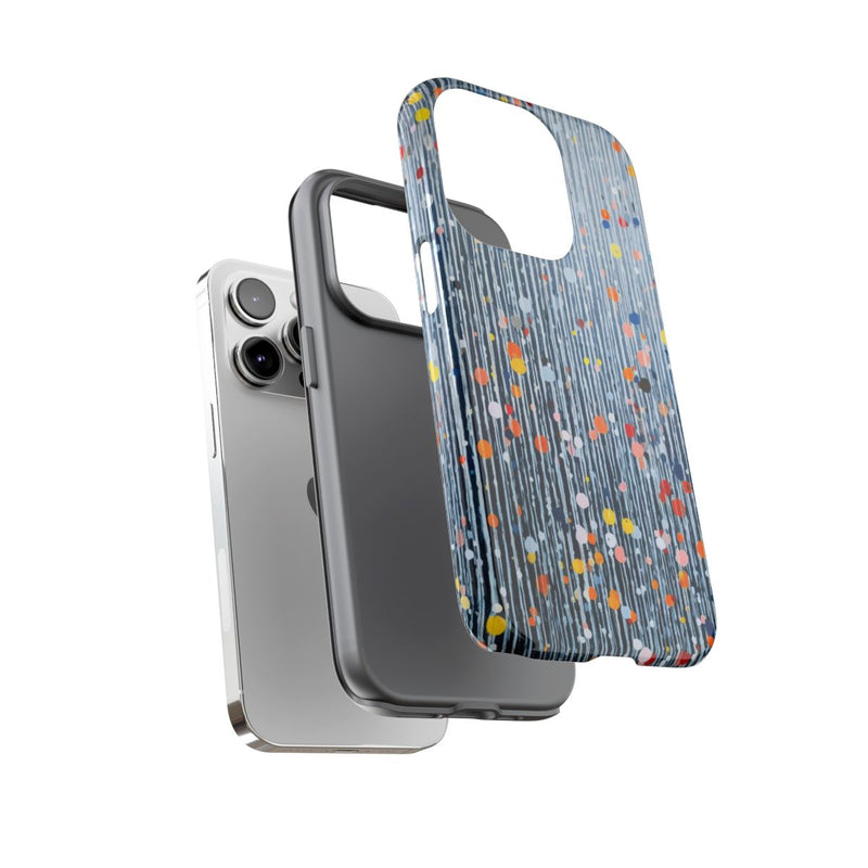 Kleurrijk Abstract Patroon met Dots en Lijnen