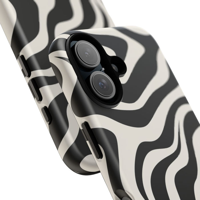 Zwart-Wit Abstract Zebra-Patroon