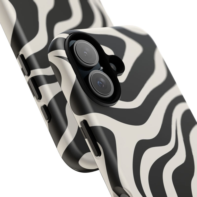 Zwart-Wit Abstract Zebra-Patroon