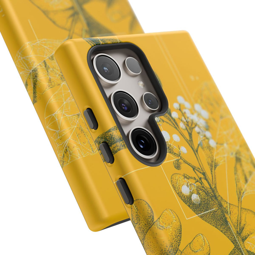 Hand met Botanische Bladeren en Bessen Illustratie