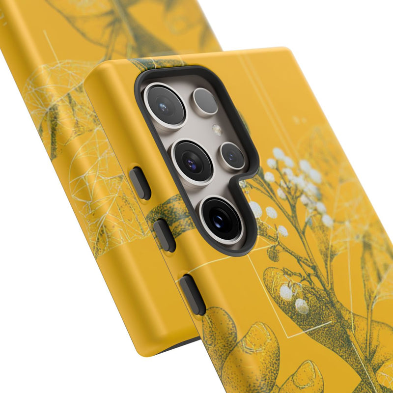 Hand met Botanische Bladeren en Bessen Illustratie