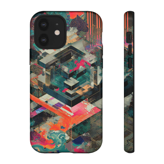 Kleurrijke Geometrische Abstracte Kunst