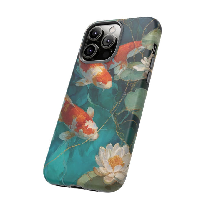 Kleurrijke Koi en Waterlelies