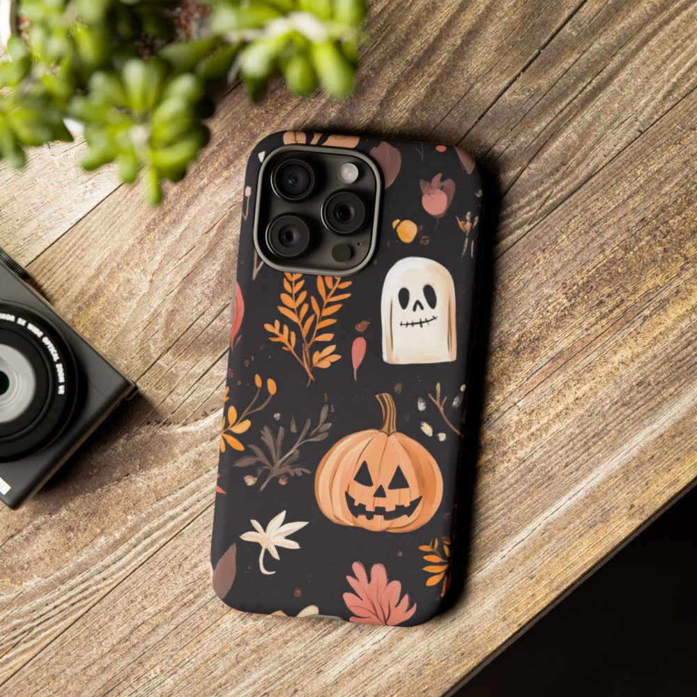 Halloween Pompoen- en Spookmotief