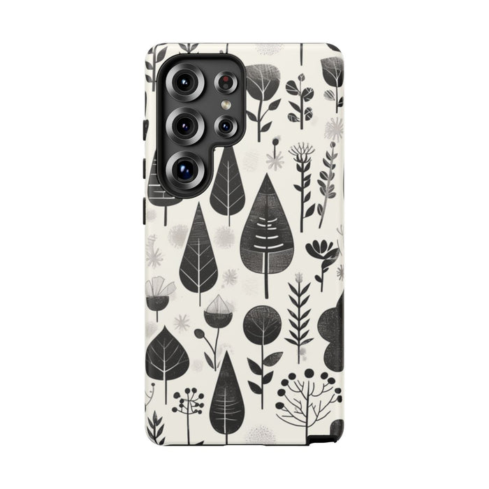 Monochroom Botanisch Patroon