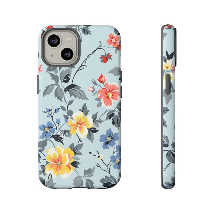 Vintage Bloemenpatroon in Pasteltinten