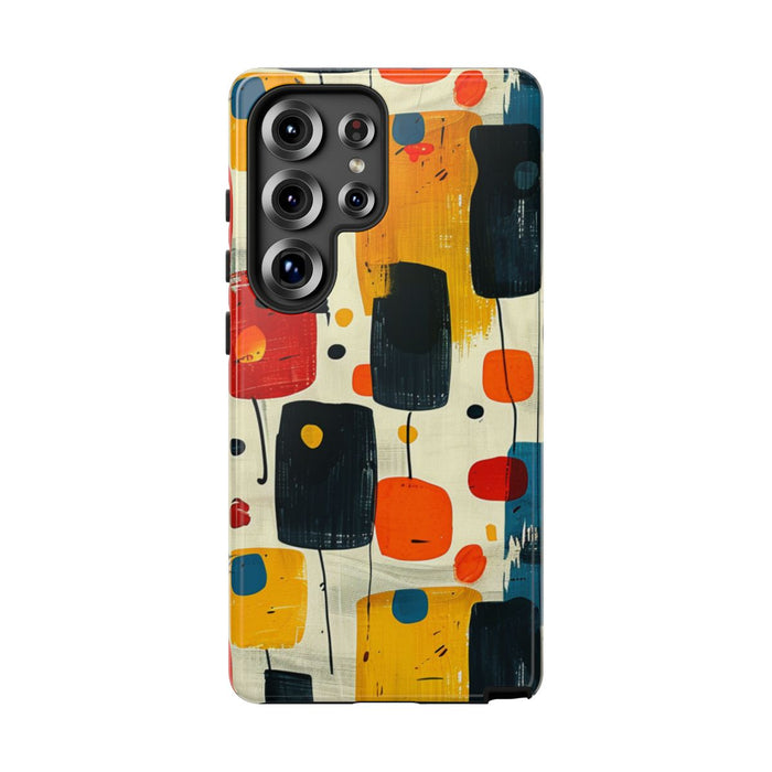 Mid-Century Abstract Geometrisch Patroon