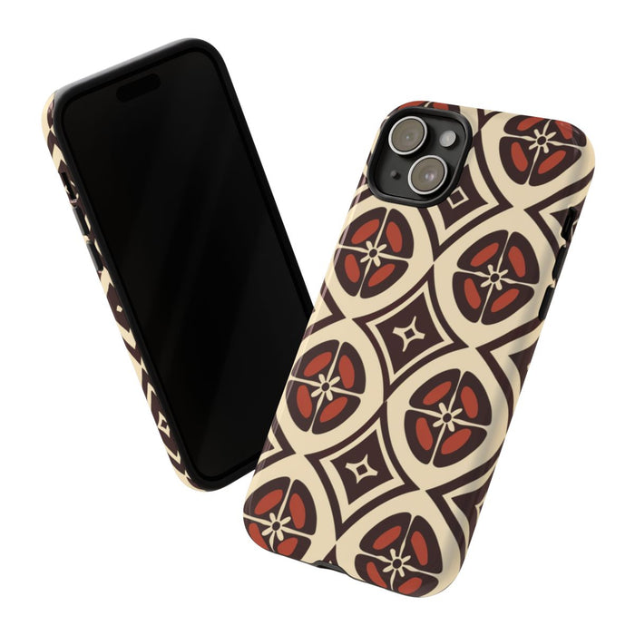 Geometrisch Bruin-Beige Patroon