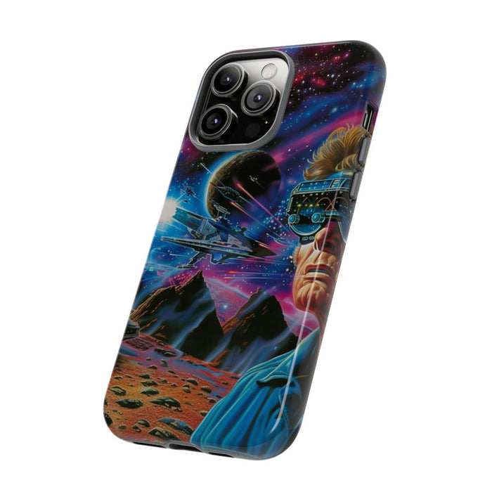 Futuristische Ruimtegevecht met Virtuele Realiteit