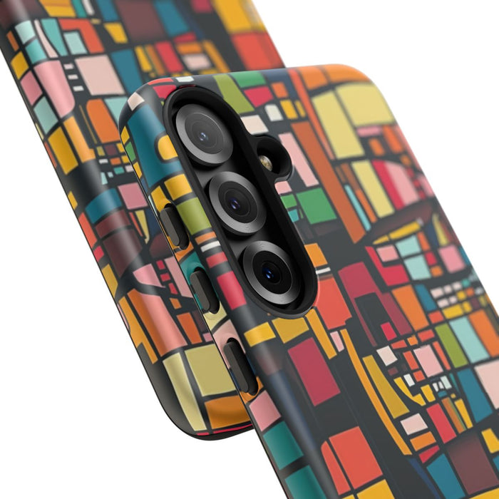 Abstract Veelkleurig Geometrisch Patroon