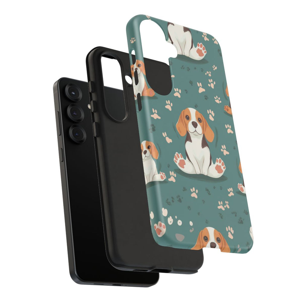 Beagles met Pootafdrukken Patroon