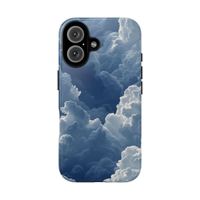 3D Blauw Wolkenpatroon