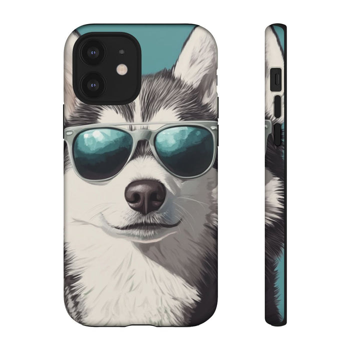 Stoere Husky met Zonnebril