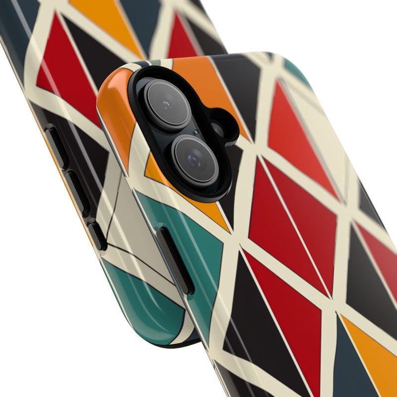 Kleurrijk Geometrisch Diamantpatroon