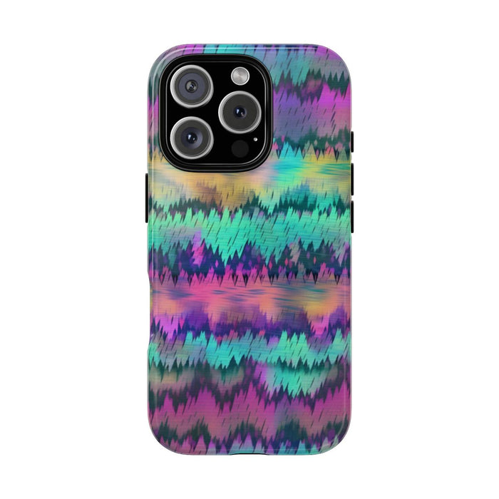 Kleurrijk Glitch Patroon Abstract Design
