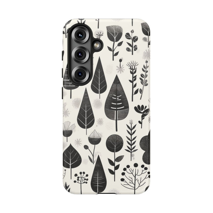 Monochroom Botanisch Patroon