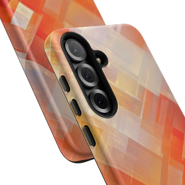 Abstract Geometrisch Oranje Patroon