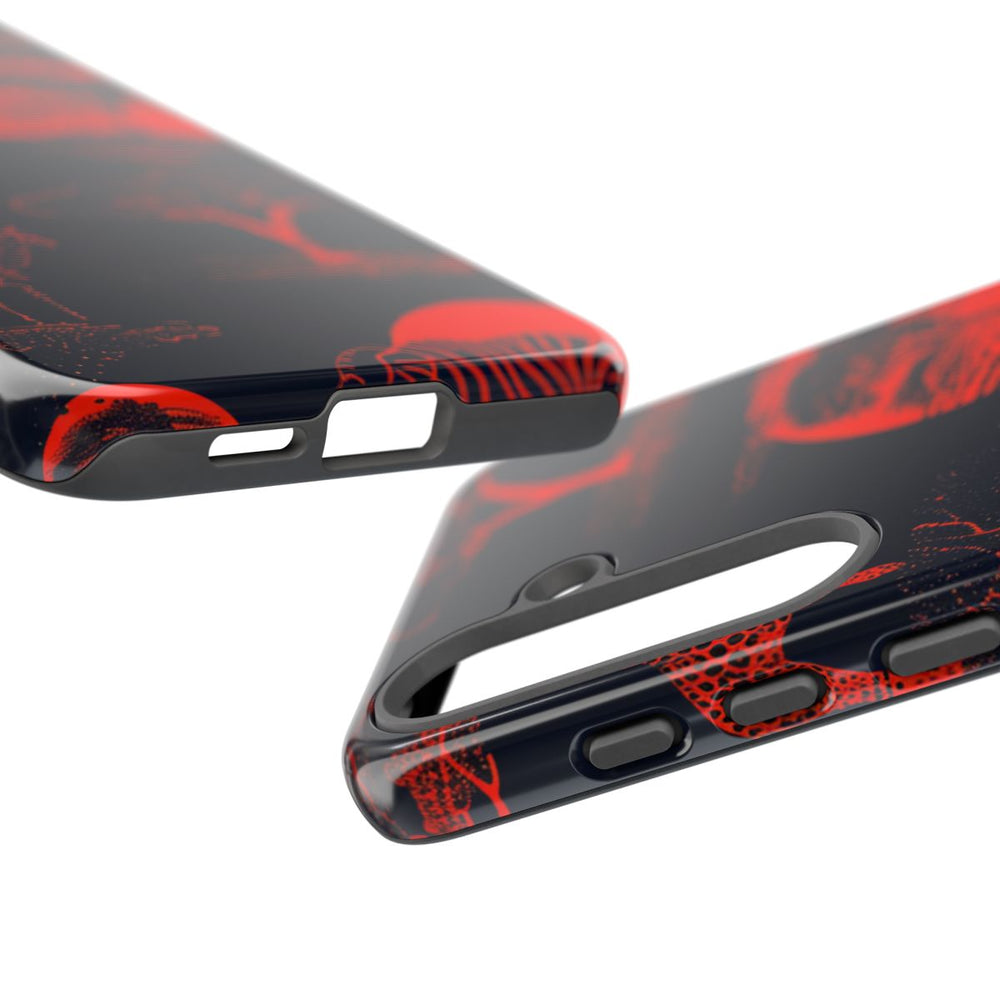 Rood Neon Afrikaans Dierenpatroon