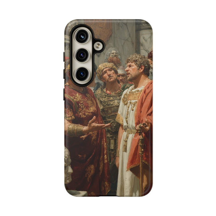 Koninklijke Hofscène met Adellijke Figuren