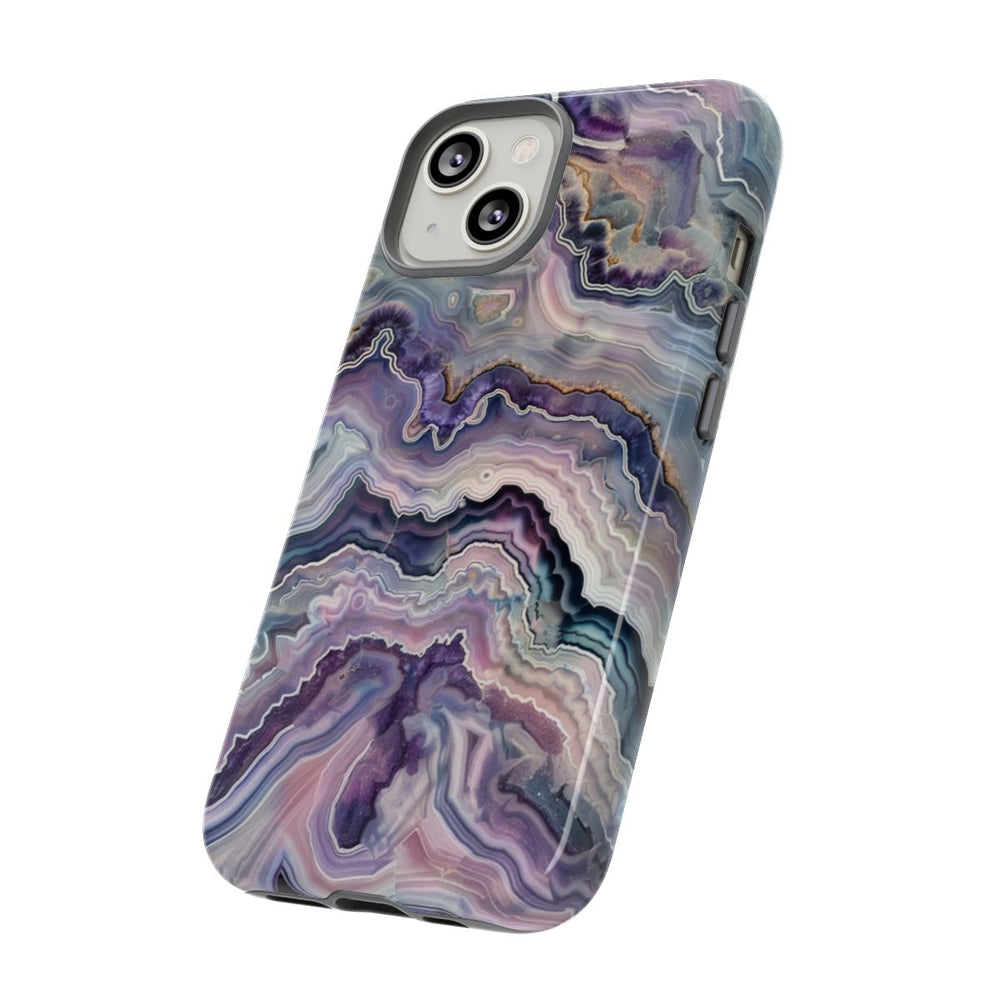 Paars-Blauw Geodepatroon