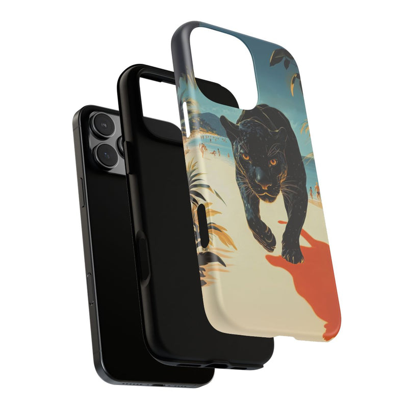 Zwarte Panter op het Strand