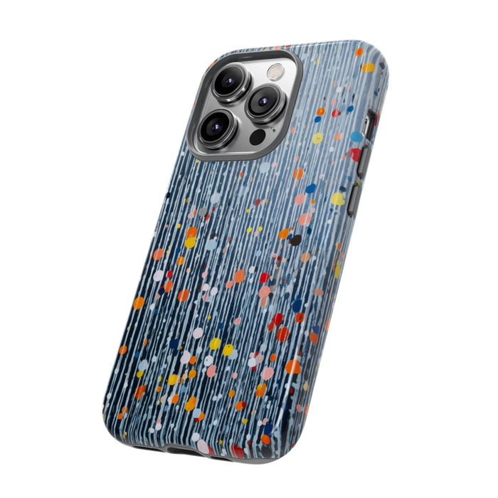 Kleurrijk Abstract Patroon met Dots en Lijnen