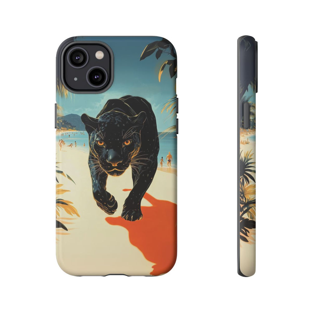 Stijlvolle Zwarte Panter op het Strand