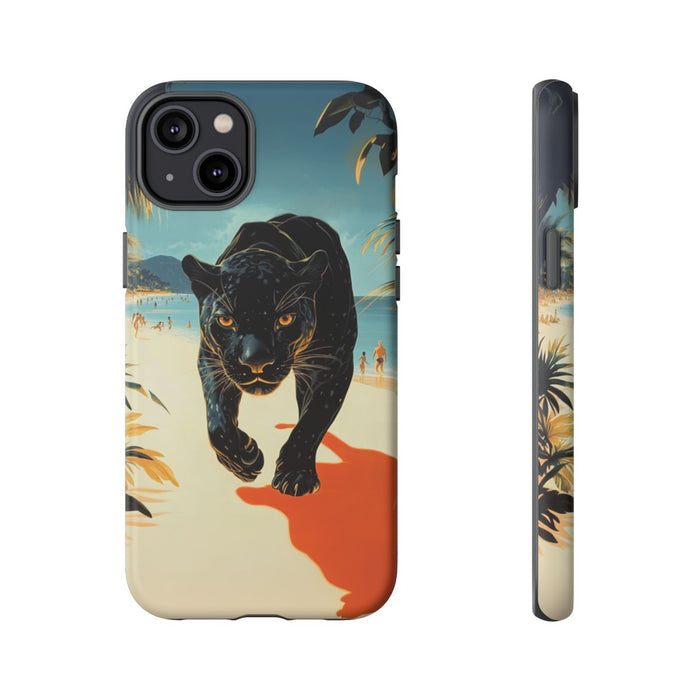 Stijlvolle Zwarte Panter op het Strand