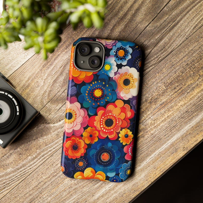 Levendig Abstract Bloemenpatroon