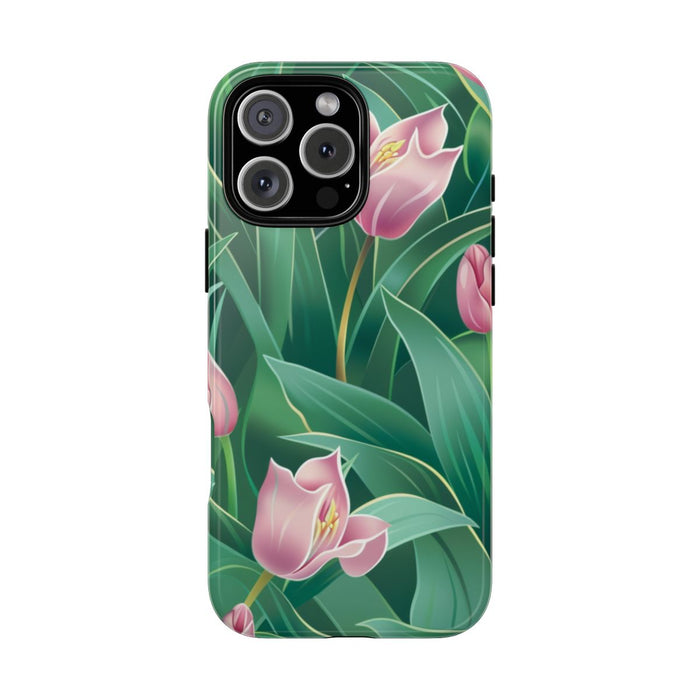 Roze Tulp Bloemenpatroon